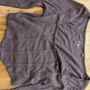 PAC Ribbed Long Sleeve Top